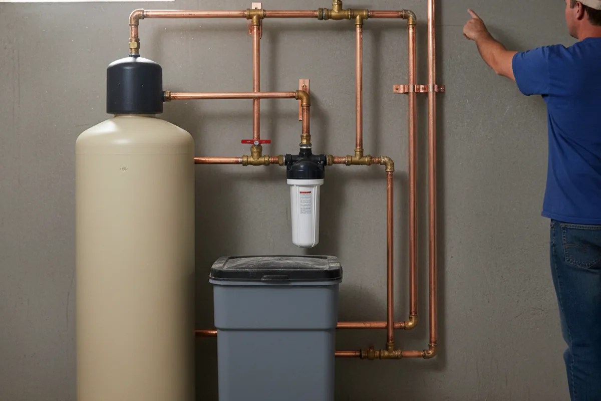 Whole-house water treatment system installed in Adams Center